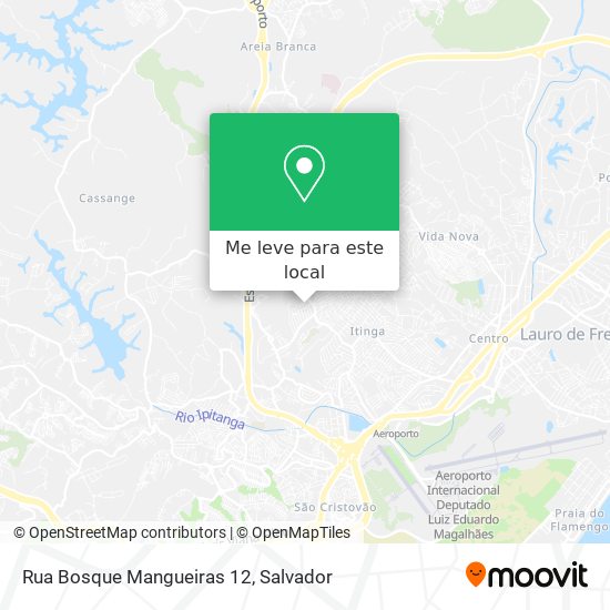 Rua Bosque Mangueiras 12 mapa