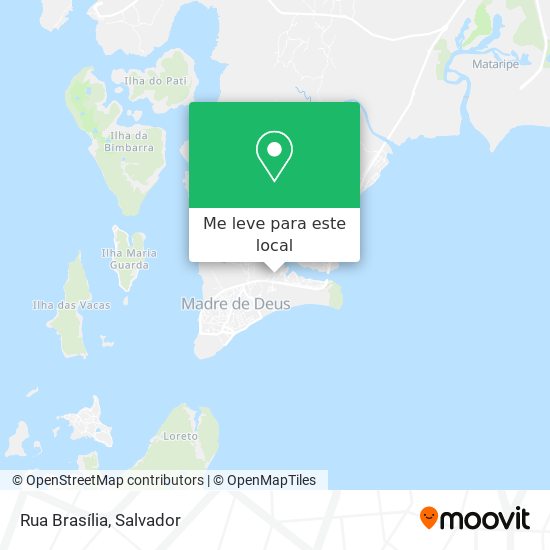 Rua Brasília mapa