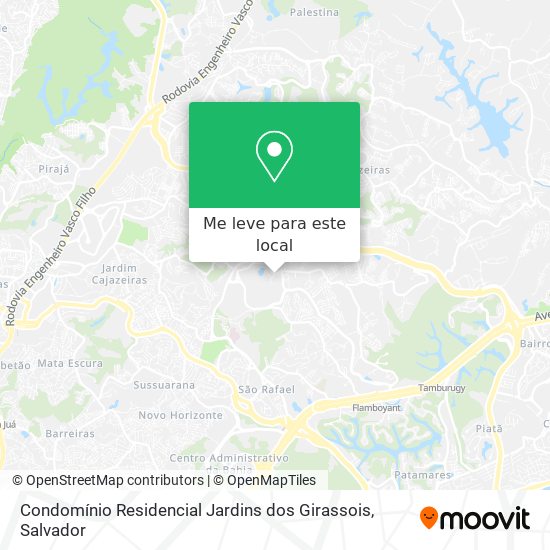 Condomínio Residencial Jardins dos Girassois mapa