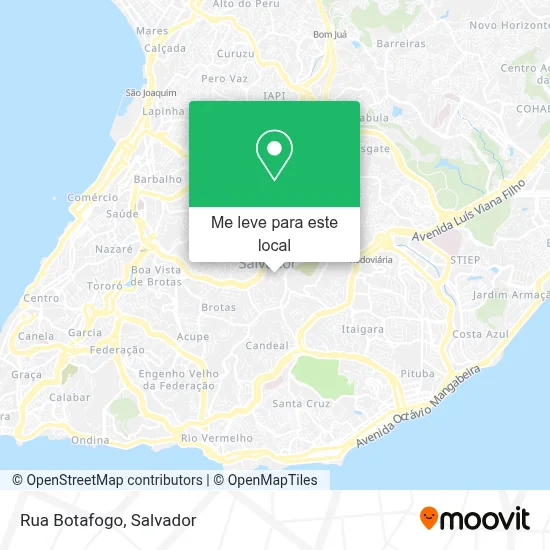 Rua Botafogo mapa