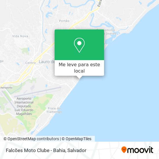 Falcões Moto Clube - Bahia mapa