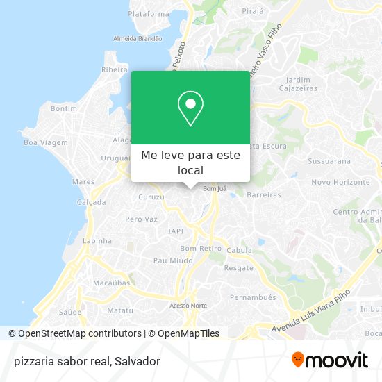 pizzaria sabor real mapa