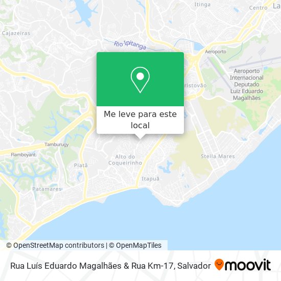 Rua Luís Eduardo Magalhães & Rua Km-17 mapa