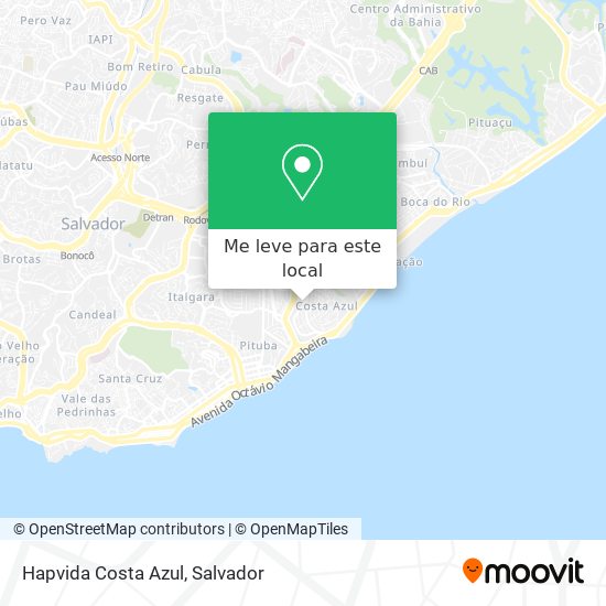 Hapvida Costa Azul mapa
