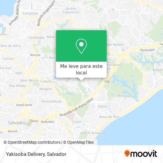 Yakisoba Delivery mapa