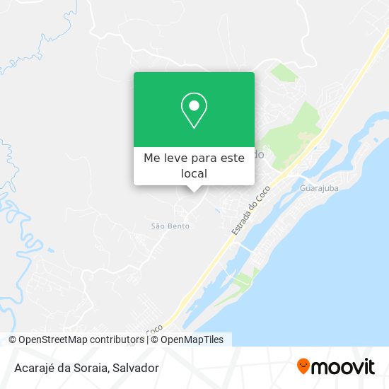 Acarajé da Soraia mapa