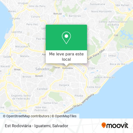 Est Rodoviária - Iguatemi mapa
