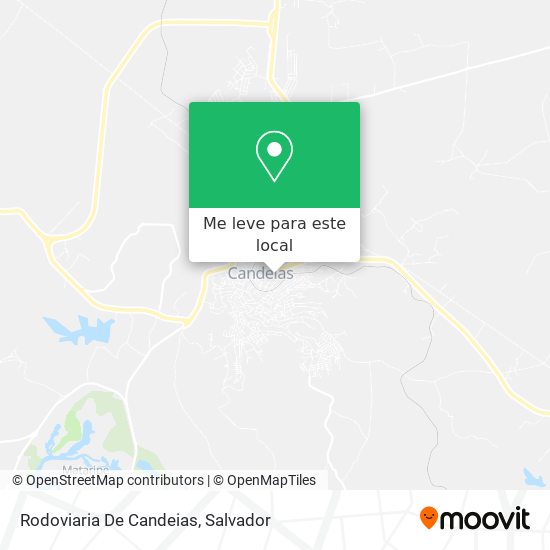 Rodoviaria De Candeias mapa