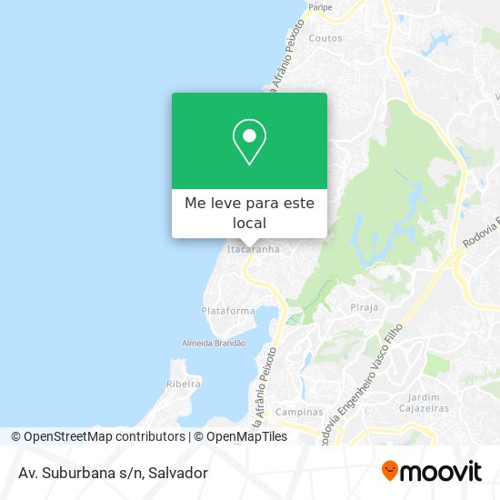 Av. Suburbana s/n mapa