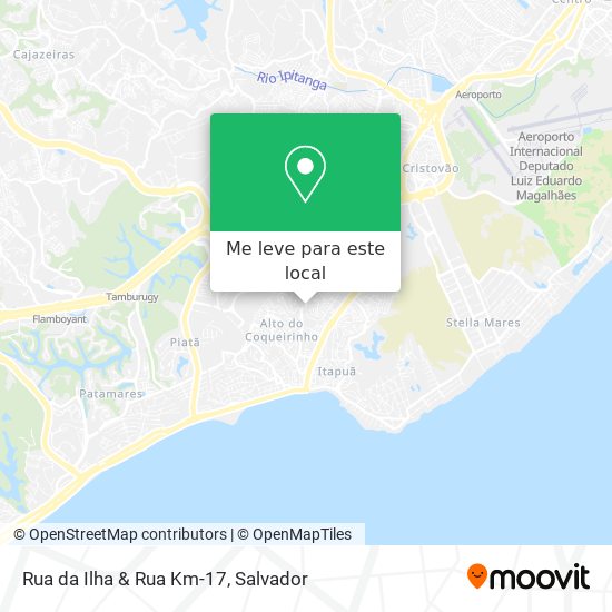 Rua da Ilha & Rua Km-17 mapa