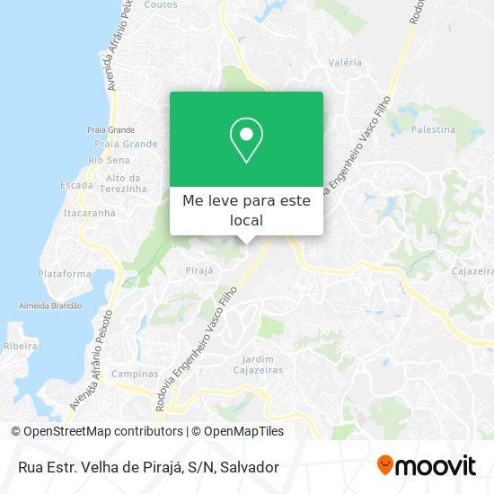 Rua Estr. Velha de Pirajá, S/N mapa