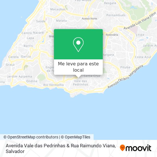 Avenida Vale das Pedrinhas & Rua Raimundo Viana mapa