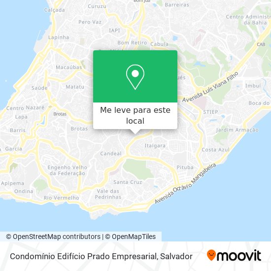 Condomínio Edifício Prado Empresarial mapa