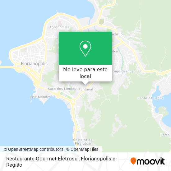 Restaurante Gourmet Eletrosul mapa