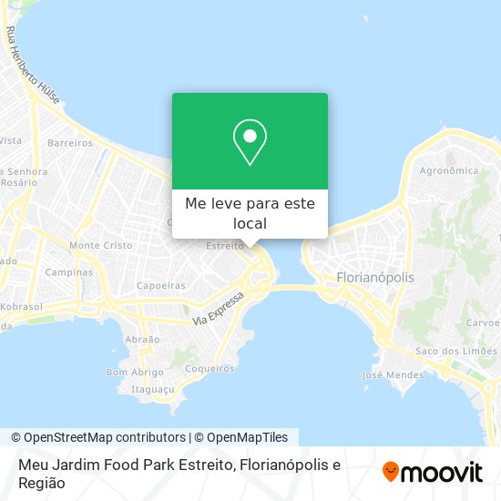 Meu Jardim Food Park Estreito mapa