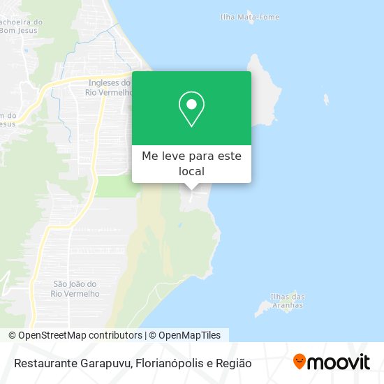 Restaurante Garapuvu mapa