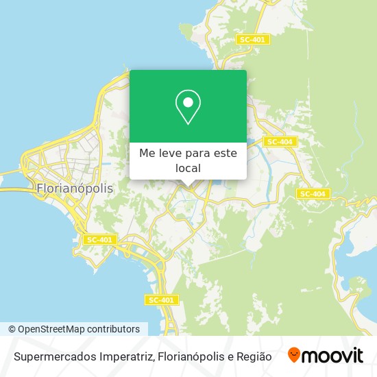 Supermercados Imperatriz mapa