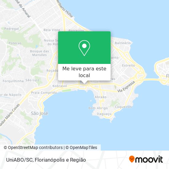 UniABO/SC mapa