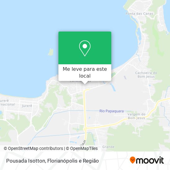 Pousada Isotton mapa