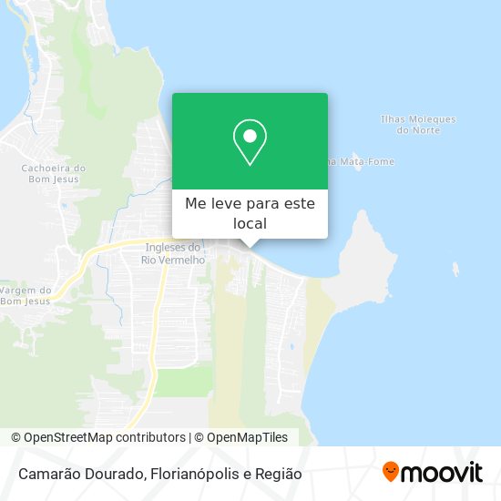 Camarão Dourado mapa
