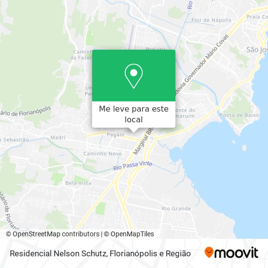 Residencial Nelson Schutz mapa