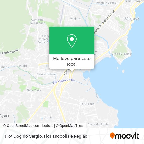 Hot Dog do Sergio mapa