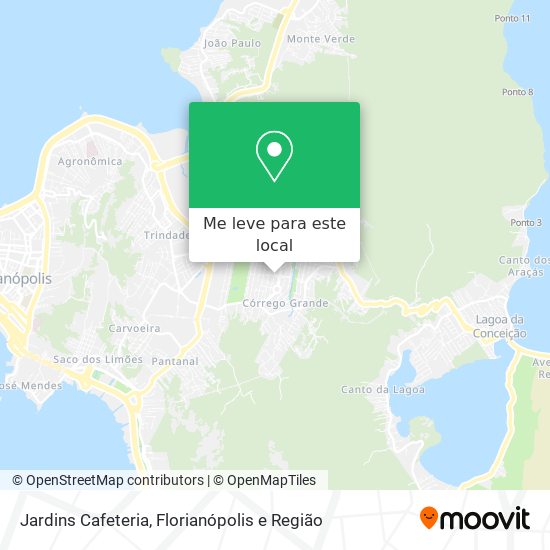 Jardins Cafeteria mapa