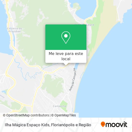 Ilha Mágica Espaço Kids mapa