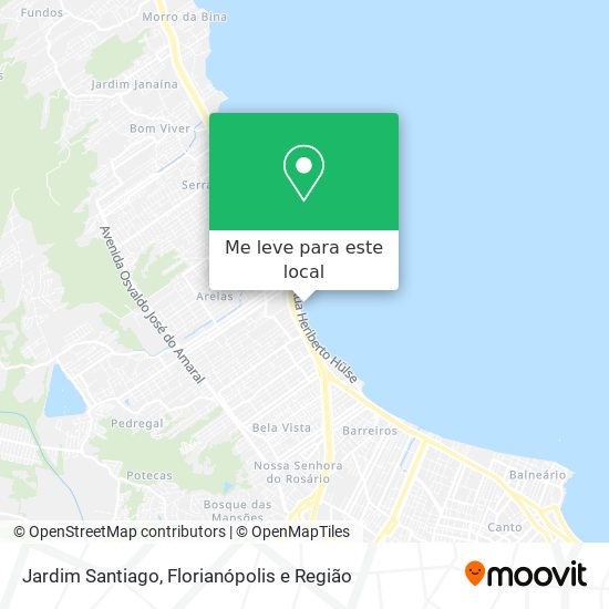 Jardim Santiago mapa