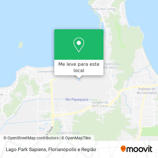 Lago Park Sapiens mapa