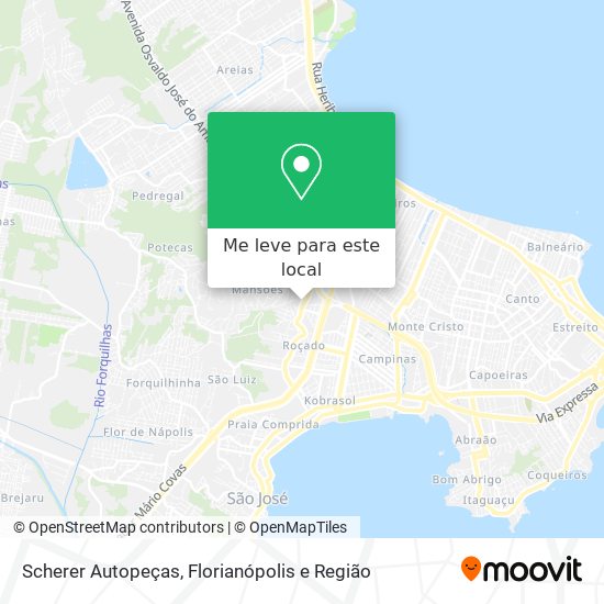 Scherer Autopeças mapa