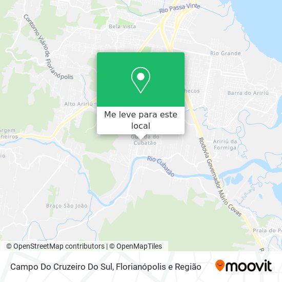 Campo Do Cruzeiro Do Sul mapa