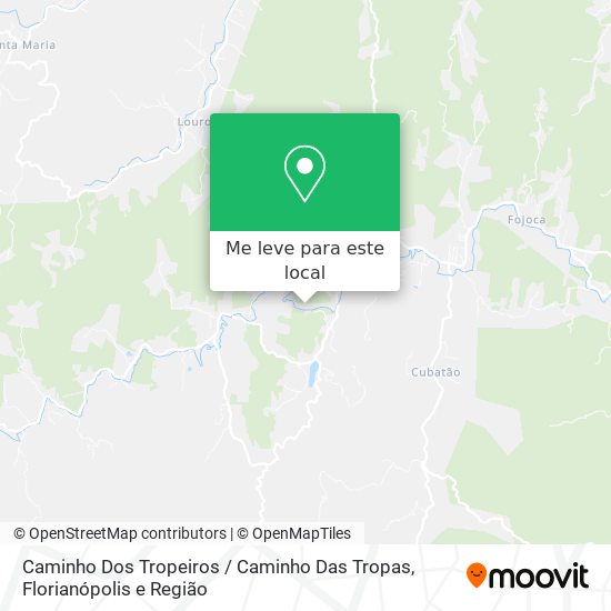 Caminho Dos Tropeiros / Caminho Das Tropas mapa