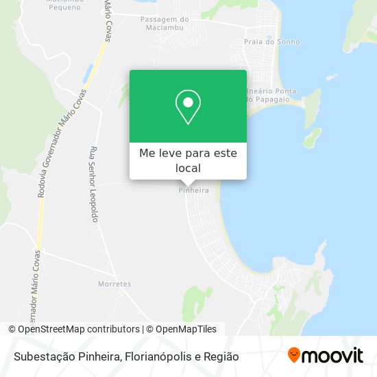 Subestação Pinheira mapa