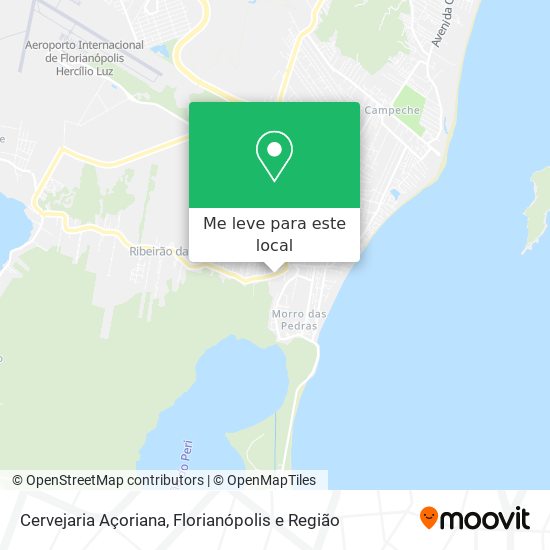 Cervejaria Açoriana mapa