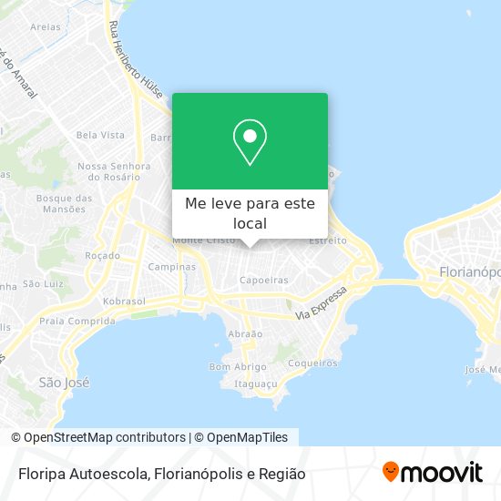 Floripa Autoescola mapa
