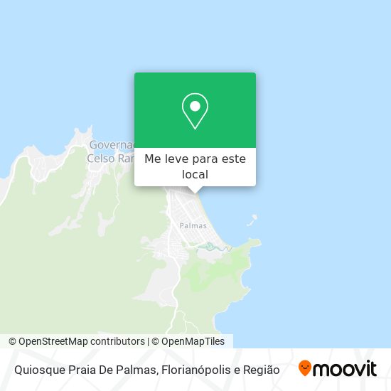 Quiosque Praia De Palmas mapa