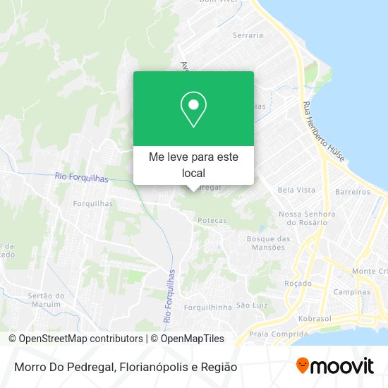 Morro Do Pedregal mapa