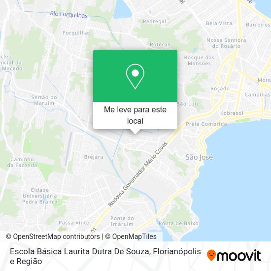 Escola Básica Laurita Dutra De Souza mapa