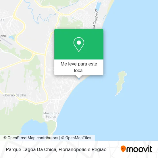 Parque Lagoa Da Chica mapa