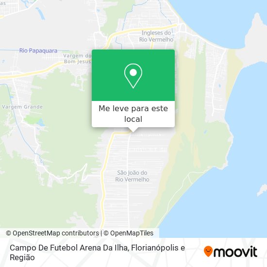Campo De Futebol Arena Da Ilha mapa