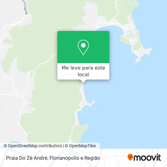 Praia Do Zé André mapa