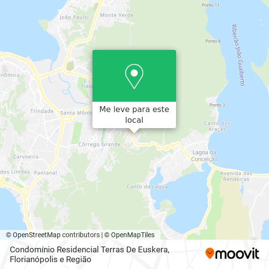 Condomínio Residencial Terras De Euskera mapa