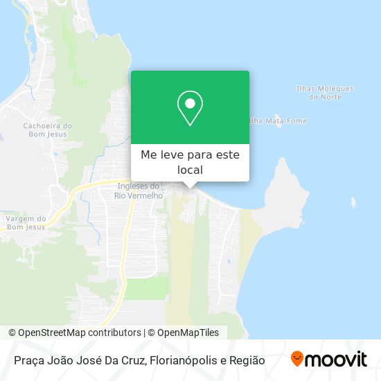 Praça João José Da Cruz mapa