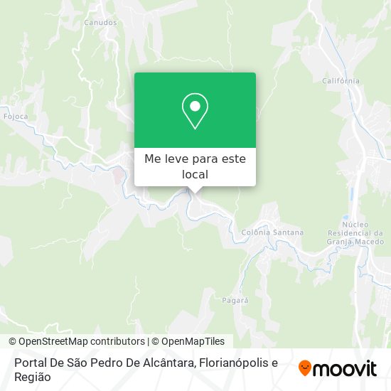 Portal De São Pedro De Alcântara mapa