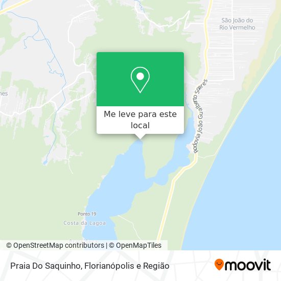 Praia Do Saquinho mapa
