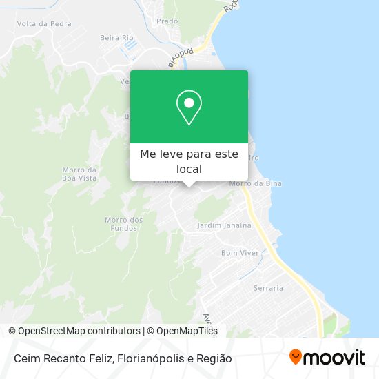 Ceim Recanto Feliz mapa