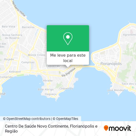 Centro De Saúde Novo Continente mapa