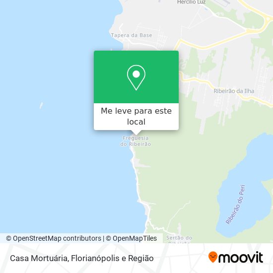 Casa Mortuária mapa