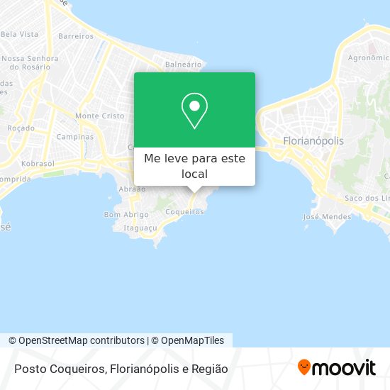 Posto Coqueiros mapa